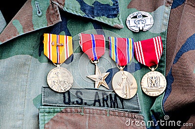 Vietnam veteran s uniform