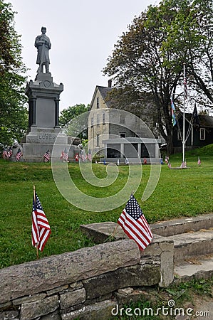 Vietnam war veterans memorial in Lubec (USA)