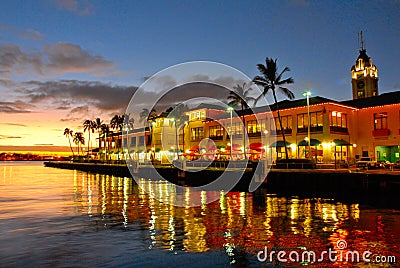 View of Aloha Tower, Hawaii