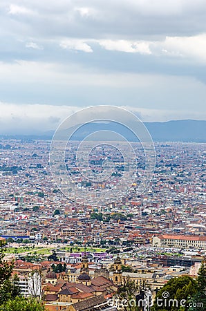 Cityscape View of Bogota, Colombia