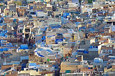 View of Jodhpur (Blue city). India