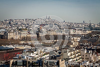 View over the rooftops of Paris