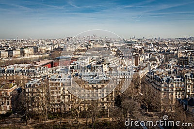 View over the rooftops of Paris