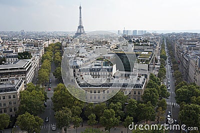 View of Paris From the Arc de Triumph