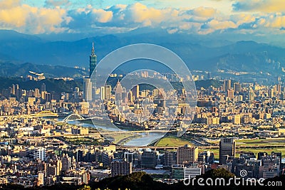 The view of Taipei city, Taiwan