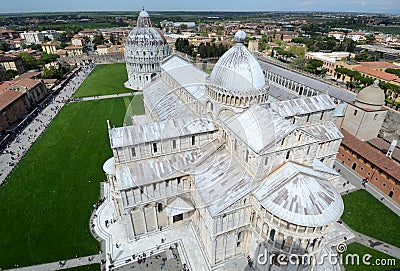 View from the top of the Leaning Tower