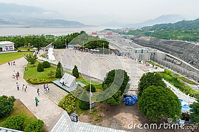 Viewing platform Three Gorges Dam