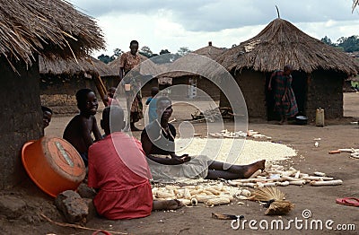 A village in northern Uganda.