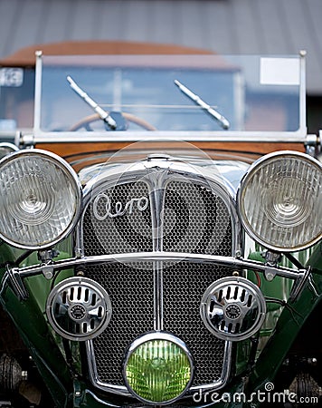 Vintage Aero automobile Kraków Museum