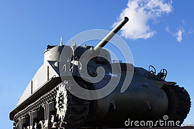 Vintage army tank