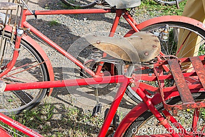 Vintage bicycle Detail
