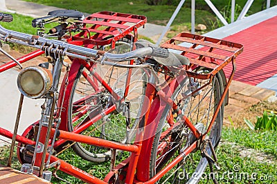 Vintage bicycle Detail