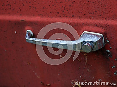 Vintage car back door handle