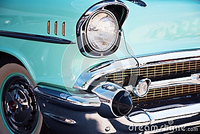 Vintage Car Front Detail