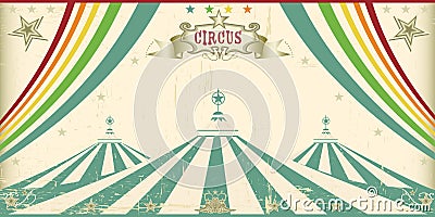Vintage circus card
