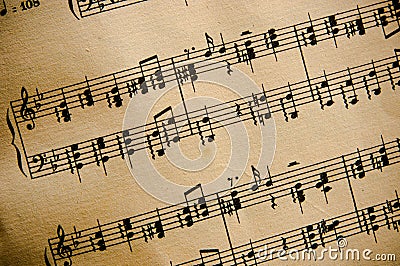 Vintage Classical Music Score