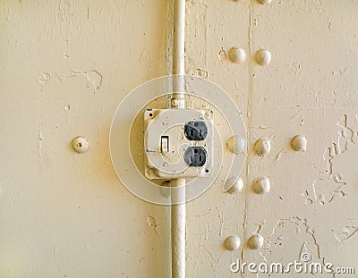 Vintage electrical socket