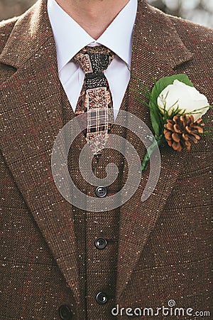 Vintage groom suit