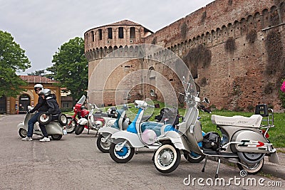 Vintage italian scooters