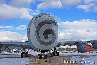 Vintage military airplane