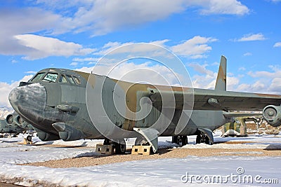 Vintage military airplane