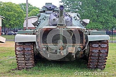 Vintage military tank