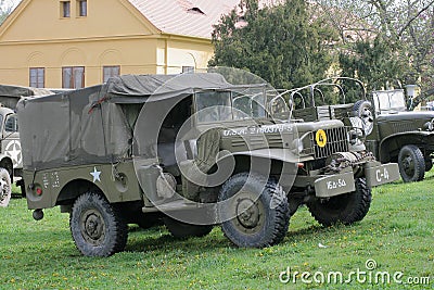 Vintage military truck