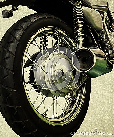 Vintage Motorcycle vintage background