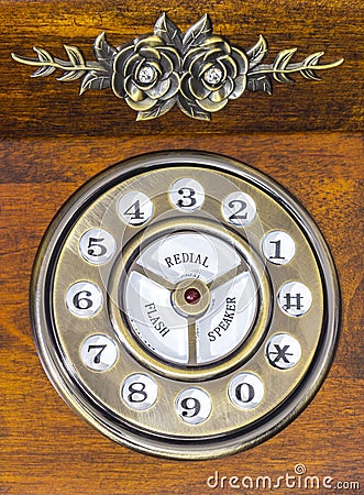 Vintage phone dial