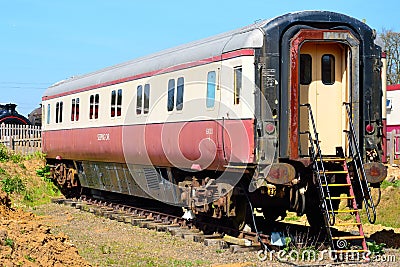 Vintage railway sleeping carriage