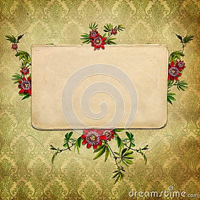 Vintage shabby chic background