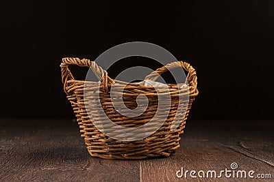 Vintage wicker basket