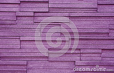 Violet block wall