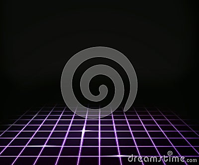 Violet Virtual Laser Floor Background