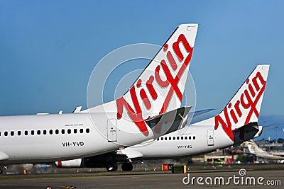 Virgin Airlines Australia aircraft logo