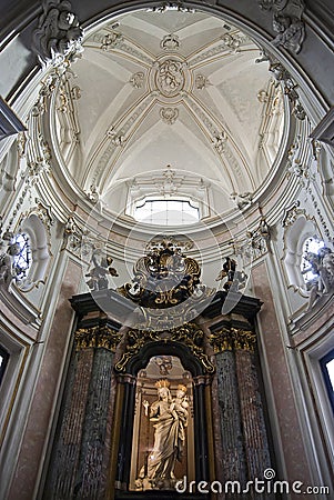 Virgin Mary baroque altar