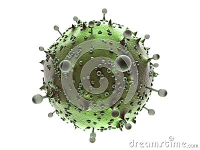 Virus and bacterium medical symbol