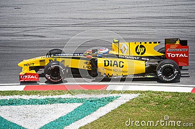 Vitaly Petrov Renault Formula One Racing Team