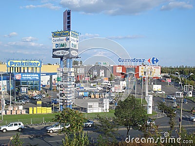 Vitantis retail park in Bucharest