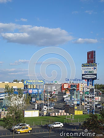 Vitantis retail park in Bucharest