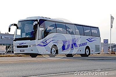 Volvo Coach Bus on the Road