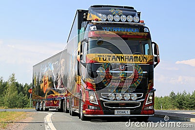 Volvo Show Truck Tutankhamun on the Road