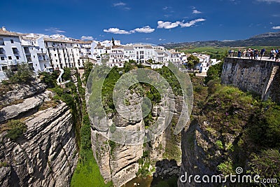 Photos libres de droits: Vue panoramique de Ronda, Andalousie, Espagne