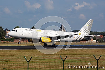 Vueling airplane landing