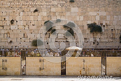 Wailing wall jerusalem israel