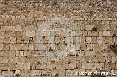 The Wailing Wall, Western wall in Jerusalem