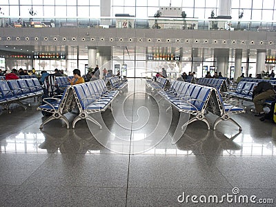 Waiting area of High-speed railway station