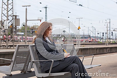 Waiting time at the train station