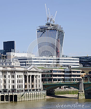 Walky Talky high Tower under construction, London