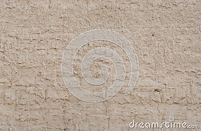 Wall of mud texture background